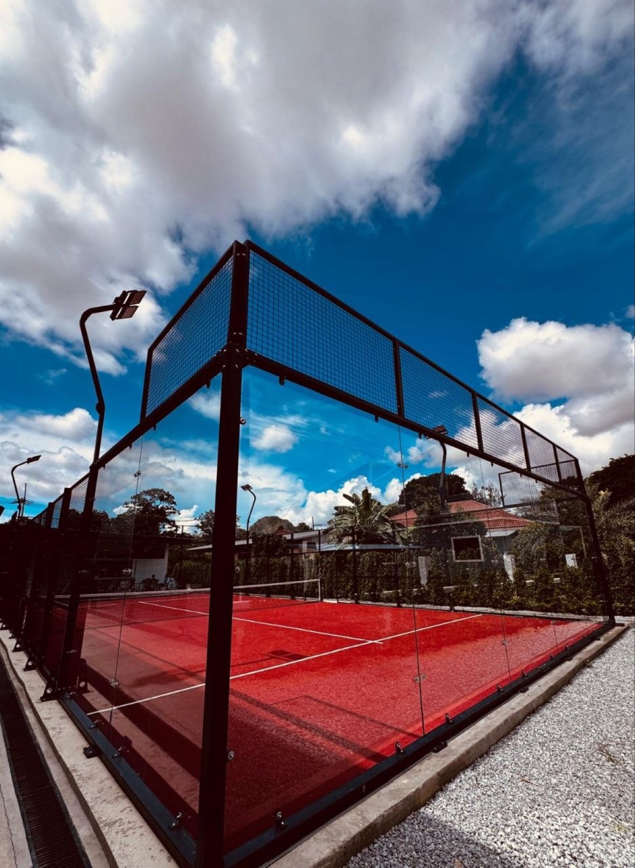 Group day out playing padel at Chilli Padel Pattaya